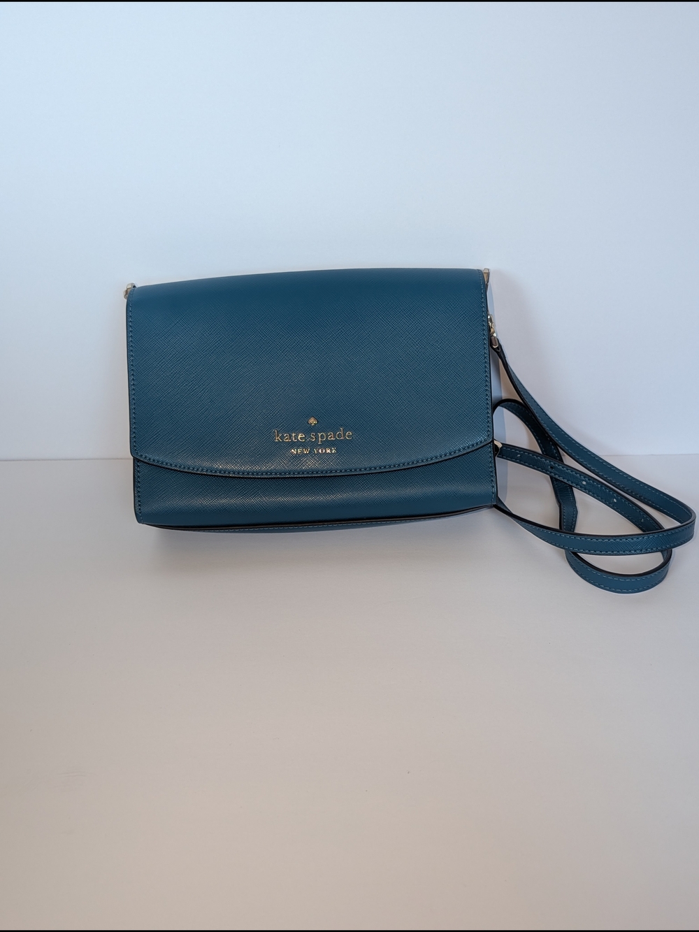 Kate Spade Teal Leather Crossbody Bag